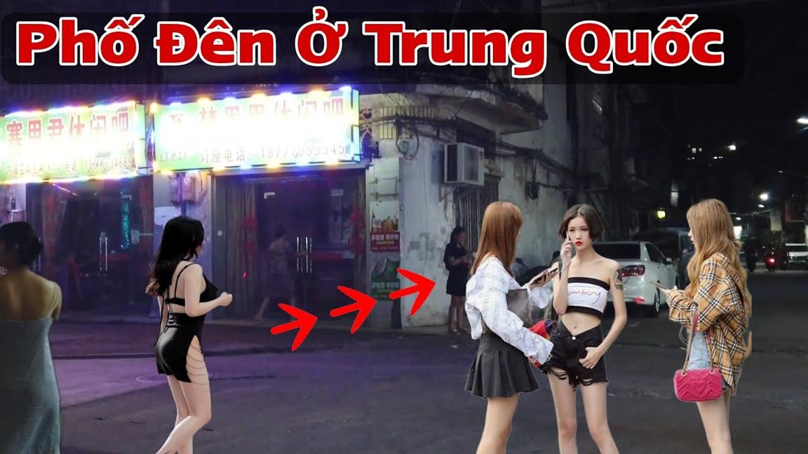 Phố Đêm Ở Trung Quốc Nhiều Gái Đẹp Đi Ăn Chơi ?