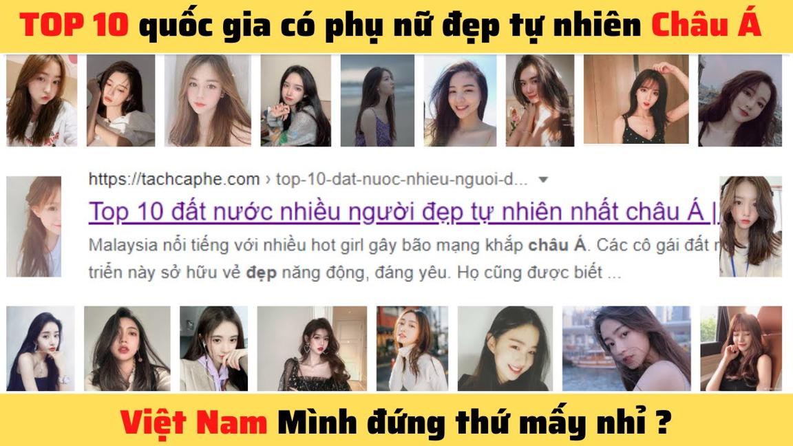 Top 10 Quốc Gia có phụ nữ đẹp tự nhiên nhất Châu Á | TOP BY WING