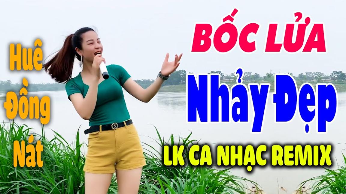 EM YÊU ANH NHƯ CÂU HÒ VÍ DẶM...Nhảy Đẹp Cùng Huê Đồng Nát - Nhạc Sống Remix Disco Bốc Lửa