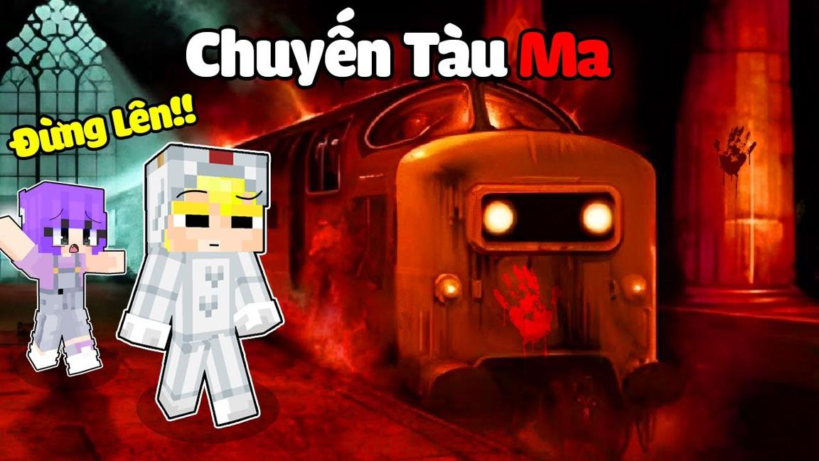 TÔ GÀ PHÁT HIỆN CHUYẾN TÀU MA ĐÁNG SỢ VÀO LÚC 3H SÁNG TRONG MINECRAFT*ĐỪNG LÊN CHUYẾN TÀU NÀY!!