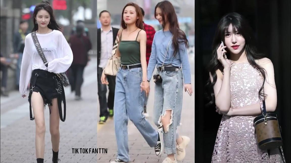 [抖音] Street Style - Phố Đi Bộ Trung Quốc Toàn Gái Đẹp, Gái Trung Quốc Phong Cách Như Thế Nào??? #1🤩