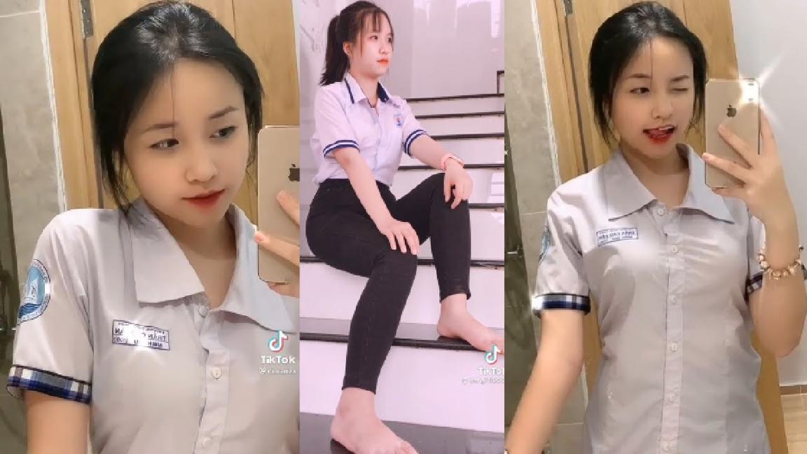 Tik Tok Gái Xinh Việt Nam|Học Sinh 4.0 Đi Học Quậy Banh Trường