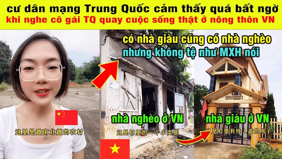 Người TQ Dụi Mắt Liên Tục Khi Xem Quang Cảnh Thực Tế Ở Nông Thôn VN Từ Cô Nàng Blogger Xinh Đẹp