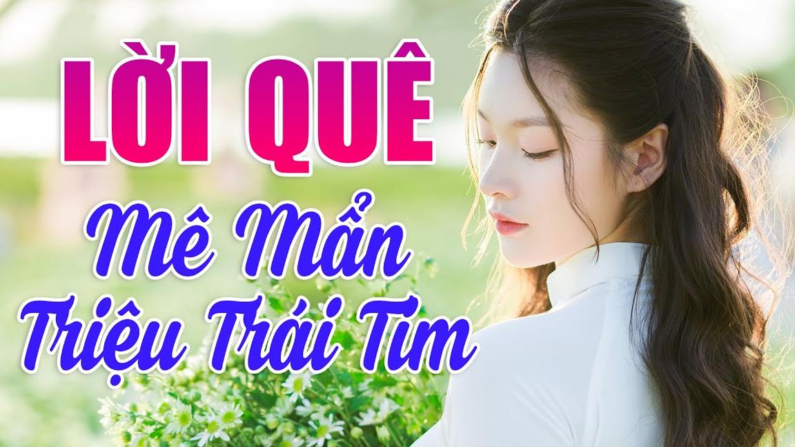 Cô Gái Xinh Đẹp Hát Dân Ca Quê Hương Mê Mẩn Triệu Trái Tim - LK Lời Quê, Đôi Bờ Ví Dặm