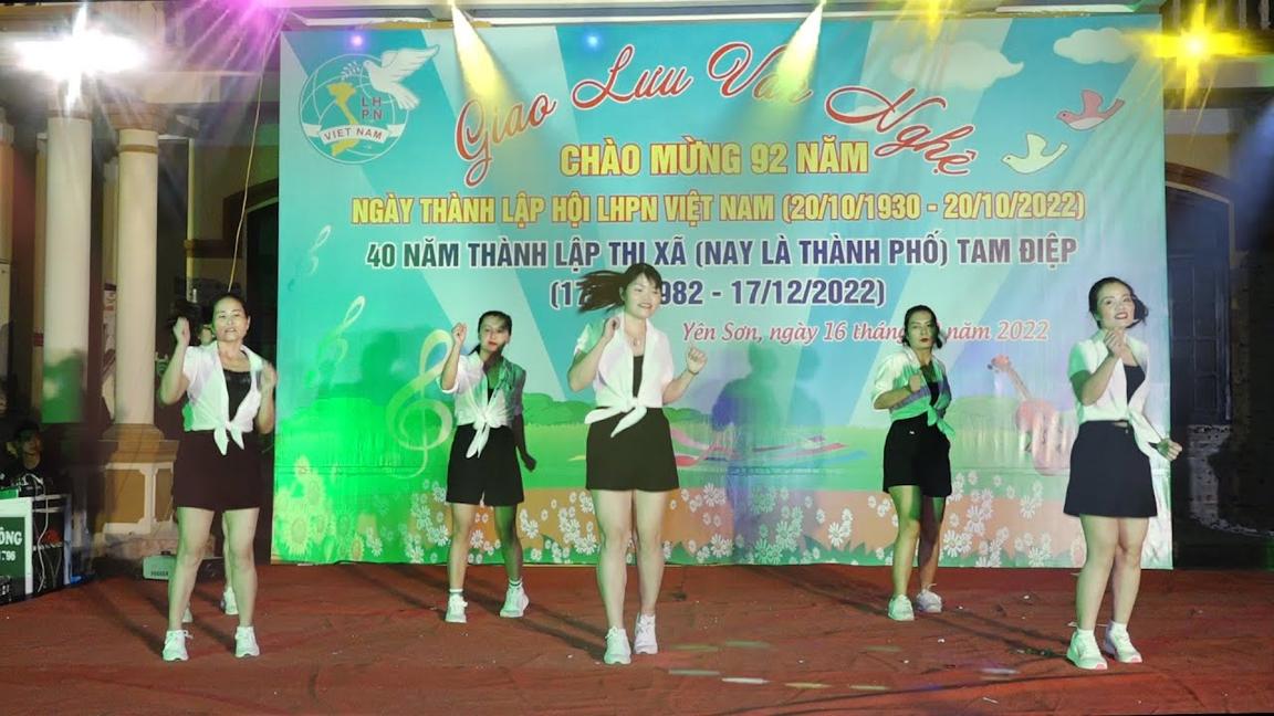 TIẾT MỤC DÂN VŨ: NHỮNG CÔ GÁI XINH ĐẸP TRÊN THẢO NGUYÊN XANH - CHI HỘI PHỤ NỮ LIÊN THÔN