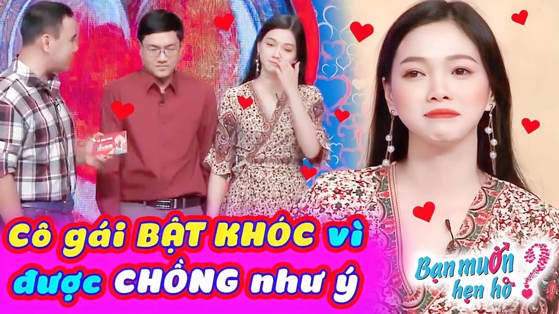 Cô Gái Xinh Đẹp BẬT KHÓC Tìm Được Chồng Như Ý Làm Quyền Linh Và Trường Quay Xúc Động😢Bạn Muốn Hẹn Hò