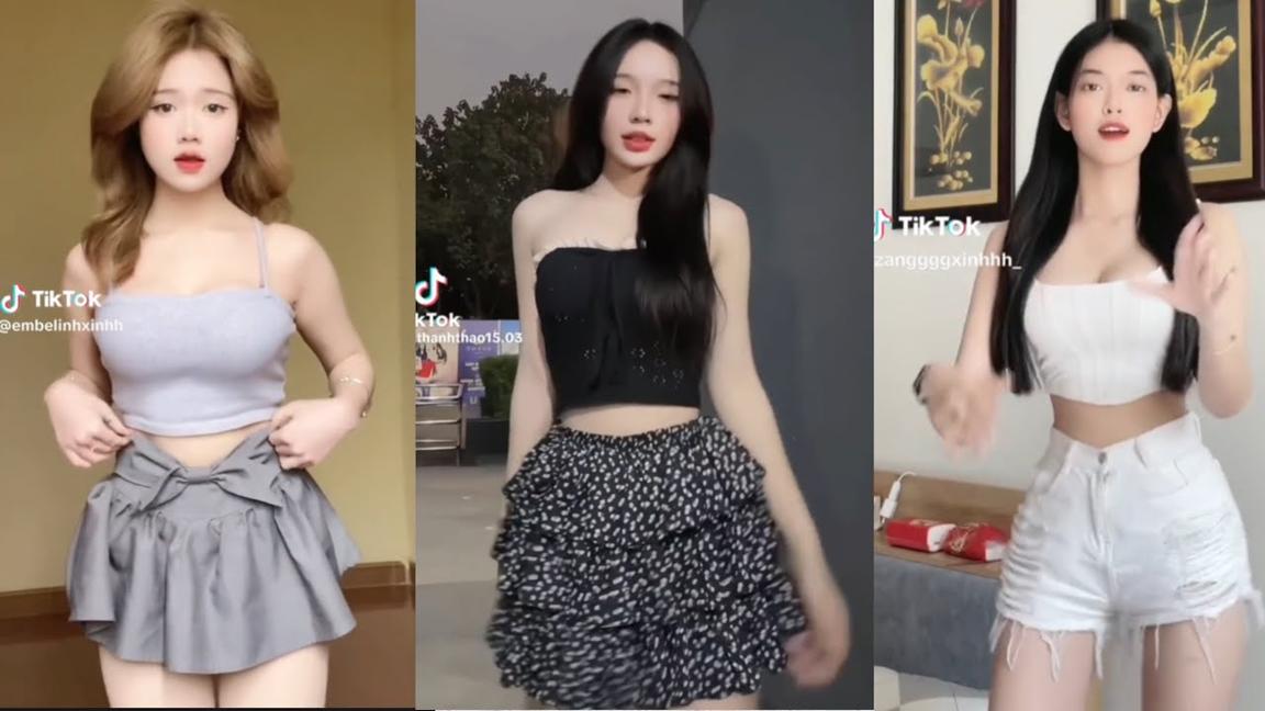 TIK TOK  VIỆT NAM" TIK TOK Gái Xinh  Nhẩy Dolce  !TOK TOK Việt Nam "Tân Blue Official Phần 424