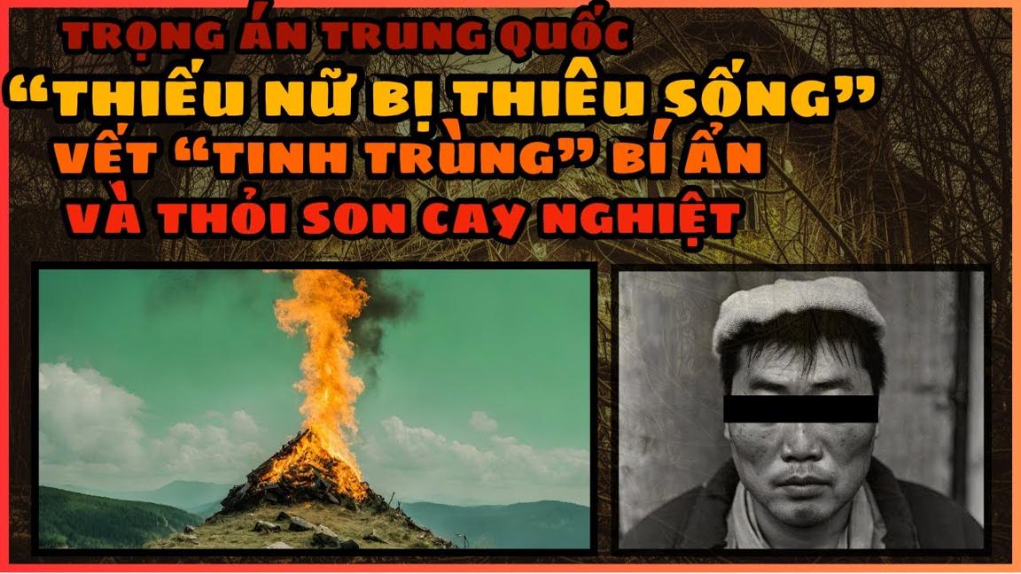 TRỌNG ÁN TRUNG QUỐC | Thiếu Nữ Bị "Thiêu Sống", Vết Tinh Trùng Bí Ẩn và Thỏi Son Đắt Tiền Oan Nghiệt