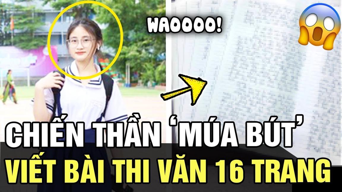 Thi tuyển sinh LỚP 10, nữ sinh khiến cả phòng thi KHÓ THỞ vì viết liên tục 16 TRANG GIẤY | TÁM TV