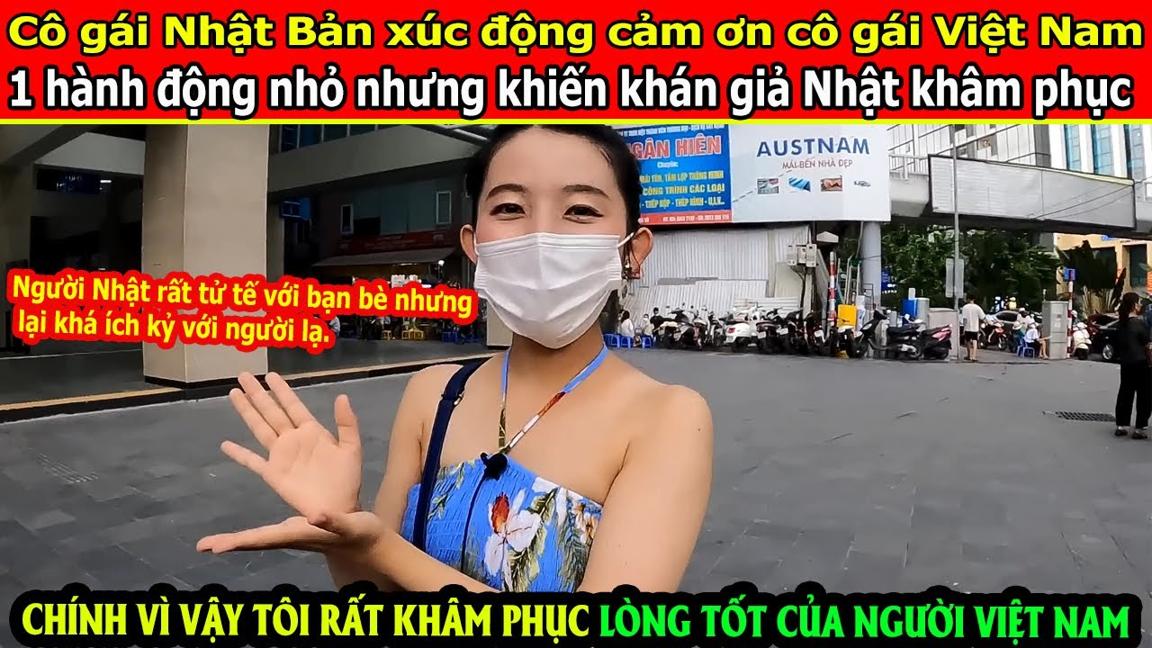 Cô gái Nhật Bản xúc động cảm ơn cô gái Việt Nam, 1 hành động nhỏ nhưng khiến khán giả Nhật khâm phục