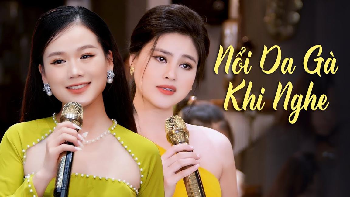 Nổi Da Gà Khi 2 Cô Gái Xinh Đẹp Này Cất Tiếng Hát - LK Neo Đậu Bến Quê, Khúc Hát Sông Quê