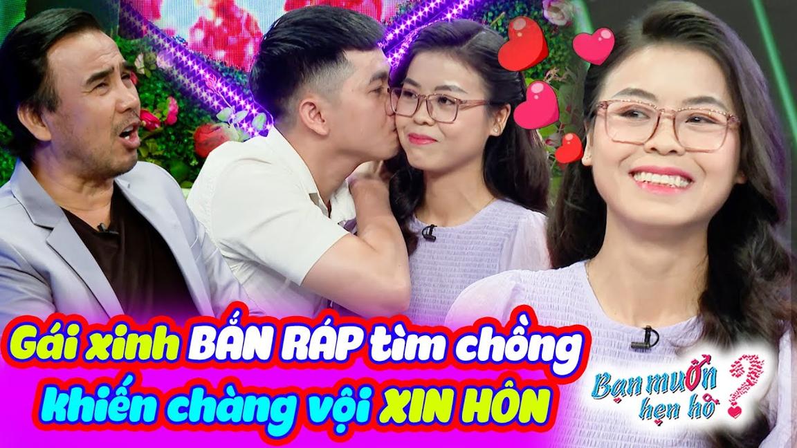 Quyền Linh trầm trồ gái xinh BẮN RAP tìm chồng khiến chàng tự ti vội XIN HÔN | Bạn Muốn Hẹn Hò 2024