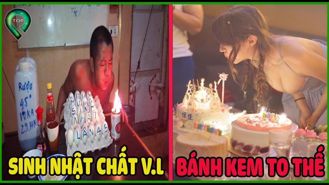 Gái Xinh Làm Sinh Nhật TO Không Thể Tả - Thấy Cái Bánh Kem Là Muốn L.i.ế.m Rồi