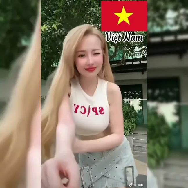 Gái Xinh Việt Nam nhảy nhạc toptop và cái kết!!#trending #tiktok #subscribe