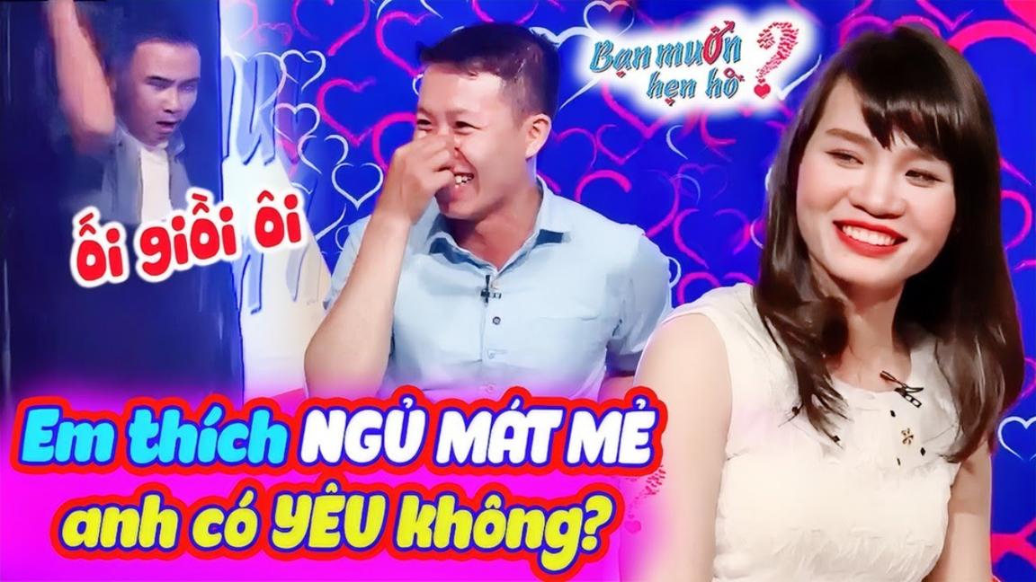 Cô gái xinh đẹp thích NGỦ MÁT MẺ khiến bạn trai đỏ mặt Quyền Linh chạy té khói | Bạn Muốn Hẹn Hò