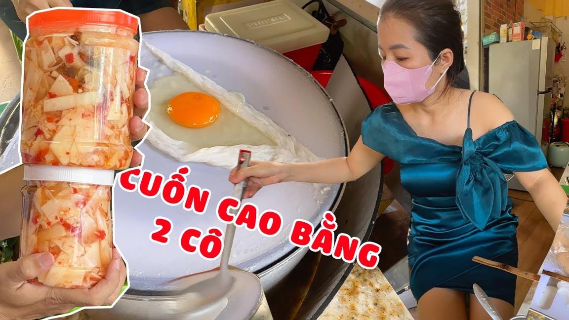 Chị gái xinh đẹp nghỉ văn phòng bán bánh cuốn Cao Bằng chỉ vì lý do này - Vi Na TV