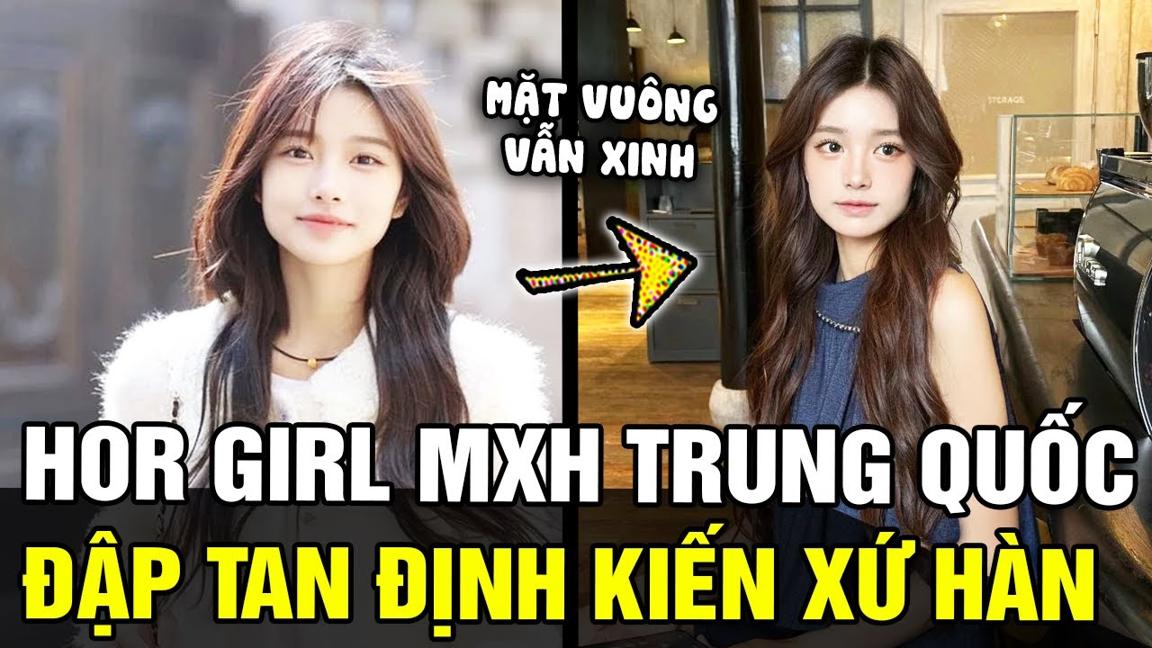 Đập tan định kiến 'MẶT VUÔNG KÉM XINH', cô gái visual ĐẶC BIỆT hot rần rần MXH Hàn Quốc | TB TREND