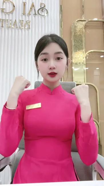 ID Tik Tok áo dài gái xinh @huyen0_55